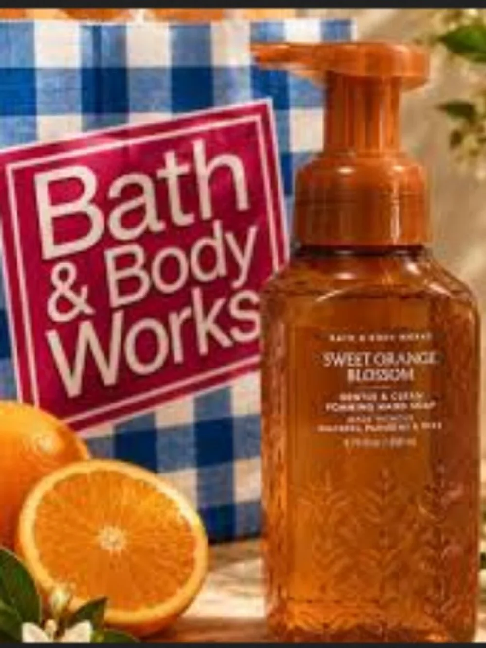 🍊Bath & Body Works Sweet Orange Blossom Gentle & Clean Foaming Hand Soap 8.75oz
